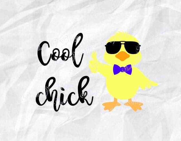 Download Cool Chick SVG Easter Svg Chick Magnet Svg Cut File