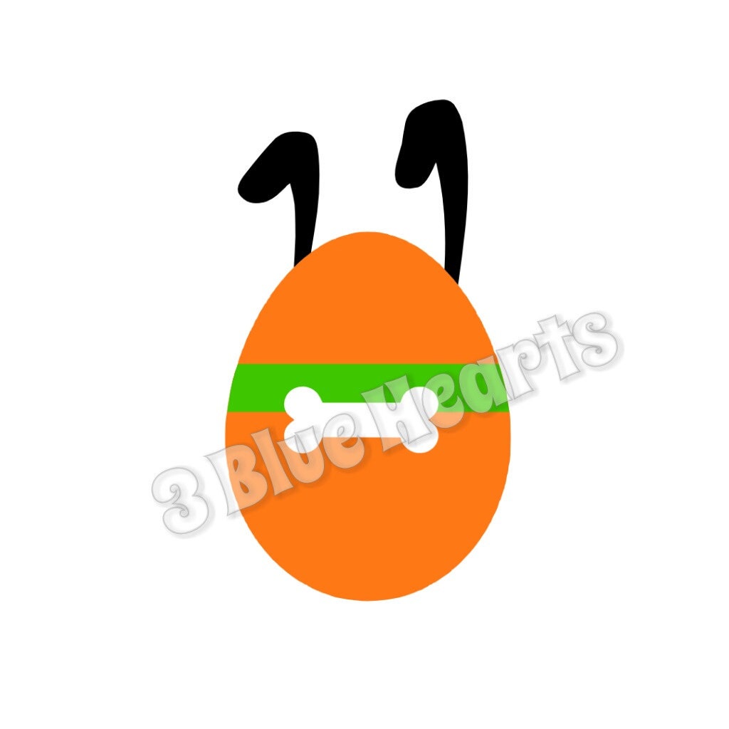 Download Pluto Easter Egg SVG dxf pdf Studio Disney Easter Egg SVG dxf