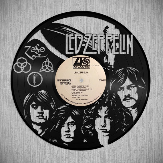 Wall Decoration Led Zeppelin Wall Art Wall Decor Idea Vinyl