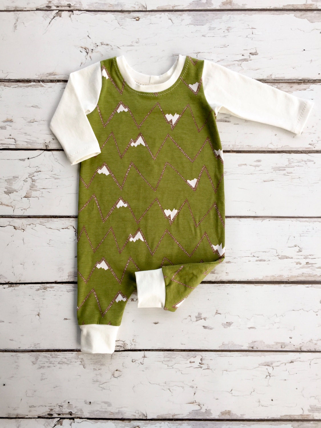 Mountain Romper Unisex Toddler Clothing Organic Baby