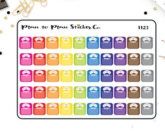 1123~~Weight Tracker Planner Stickers.