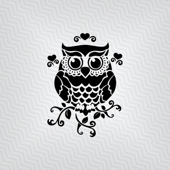 Download Owl svg Owl Design Cutout Vector art Cricut Silhouette