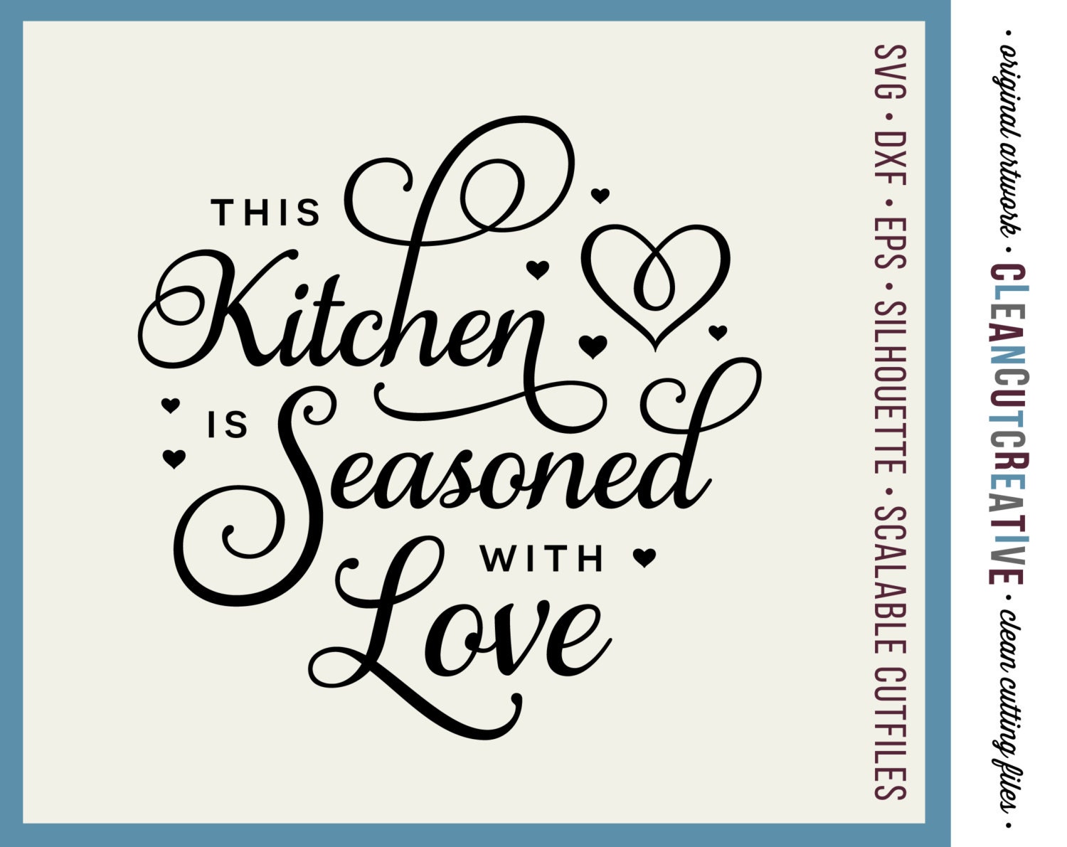 Download SVG Kitchen Seasoned with Love - apron towel kitchen svg ...