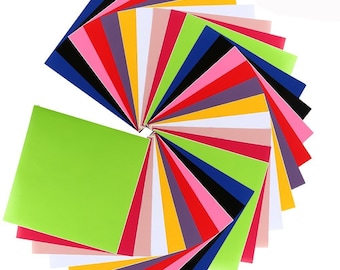 caydo 12 x 12 adhesive vinyl sheets assorted colors for cricut silhouette cameo and craft cutters 30 sheets - Cricut Vinyl Colors caydo 12 x 12 adhesive vinyl sheets assorted colors for cricut silhouette cameo and craft cutters 30 sheets - Cricut Vinyl Colors