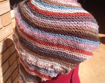 Hand Knitted Prayer Shawl