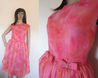 Original 50ties Prom Gown dress rockabilly XS / S