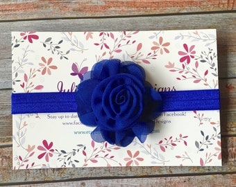 Baby Headband/Royal Blue Headband/Newborn Headband/Baby Girl Headband/Royal Blue/Baby Headbands/Headband/Infant Headband/Blue Baby Headband