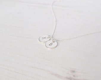 Sterling Silver Initial Necklace
