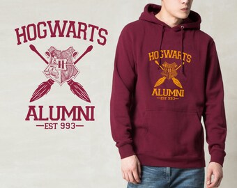 Hogwarts Alumni Hoodie Hogwarts Hooded sweatshirt Unisex S - XXL