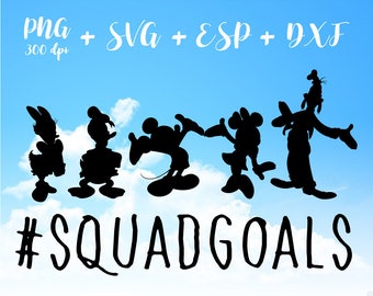 Squad goals Princess PNG High Resolution SVG Clipart transparent