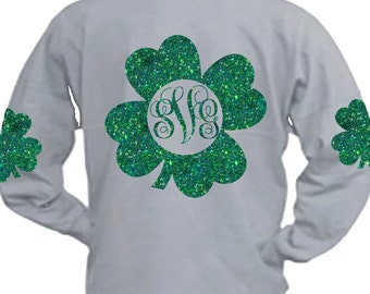 shamrock svg, shamrock monogram svg, st Patrick's day svg, saint patricks, svg, cricut, st patricks day svg, SVG, DXF, Eps, png, elbow patch