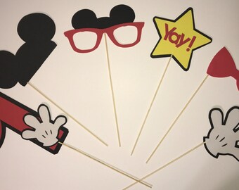 Mickey Mouse Photo Booth Frame Printable Mickey Mouse Photo