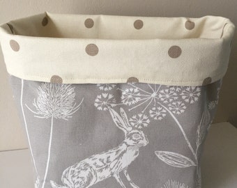 Fabric Basket, Fabric Storage Basket, Storage Basket, Baby Gift, Home Storage