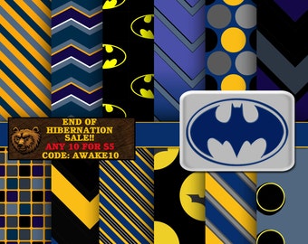 Batman digital paper, digital download, instant download, digital paper, backgrounds