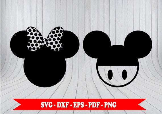 Download Mickey and Minnie polka dot bow in digital format svg svg