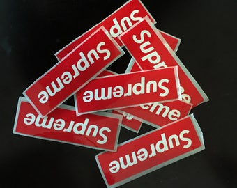 Mini Supreme Laptop Stickers