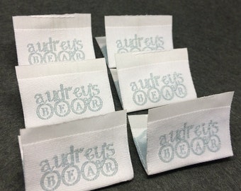 300 Clothing Labels, Woven labels, Custom Sew In Labels, Sew in Labels, woven sew in labels