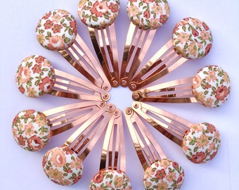 Floral Hair Clips (pair)