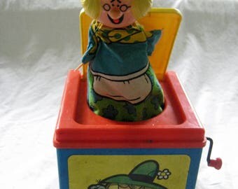 mattel mother goose jack in the box