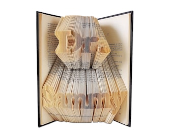 Gift for doctor, PhD Gift, PhD Graduation Gift, Folded Book Art, Office Decor, Doctor Gift, Folded Book Art, Thank you doctor, Dr gifts