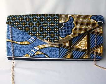 Items similar to Kitenge / Ankara Clutch with matching accessories on Etsy