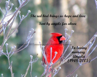Cardinal Personalized Memory Photo