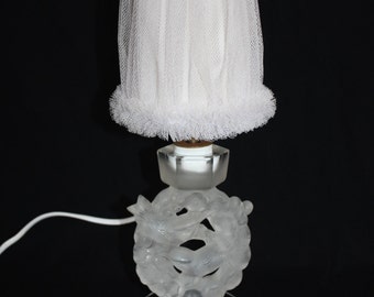 Lamp René Lalique model chickadees
