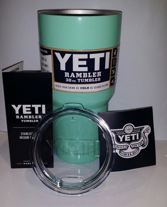 teal yeti mug