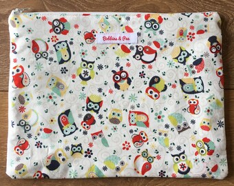 Owl print utility pouch