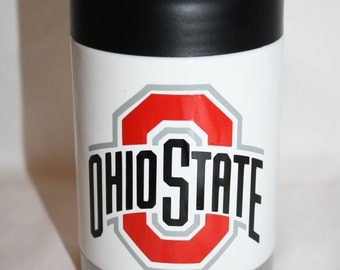 Ohio State inspired Yeti Rtic 20 or 30 oz tumbler