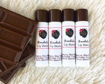 Lip Butter, Chocolate Lip Butter, Lip Balm, Chocolate