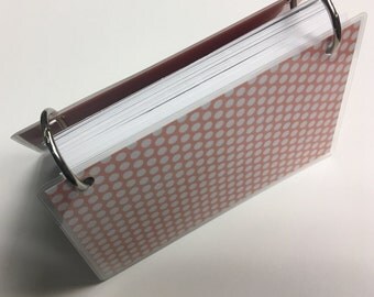 Index card binder | Etsy