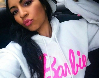 Barbie Cropped Hoodie
