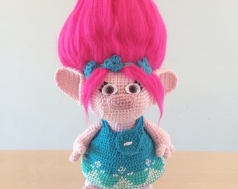 Poppy - Trolls Amigurumi Crochet Pattern