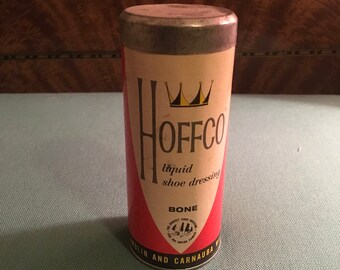 Vintage Shoe Dressing/polish package & bottle.