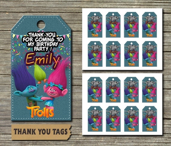 Dreamworks Trolls Thanks for Coming Tag