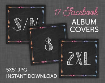 Lularoe Size Cards, Black Lularoe Cards, Lularoe Facebook Covers, Size Cards - Chalkboard, Lularoe Black