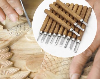 12 Pcs Wood Carving Tool Set