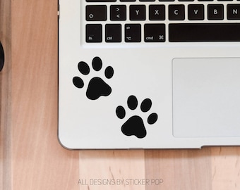 Paw Prints - Animal Lover - Laptop Sticker - Laptop Decal - Car Sticker - Car Decal - Window Sticker