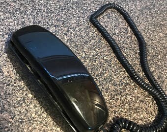 Vintage Black Push Button Telephone