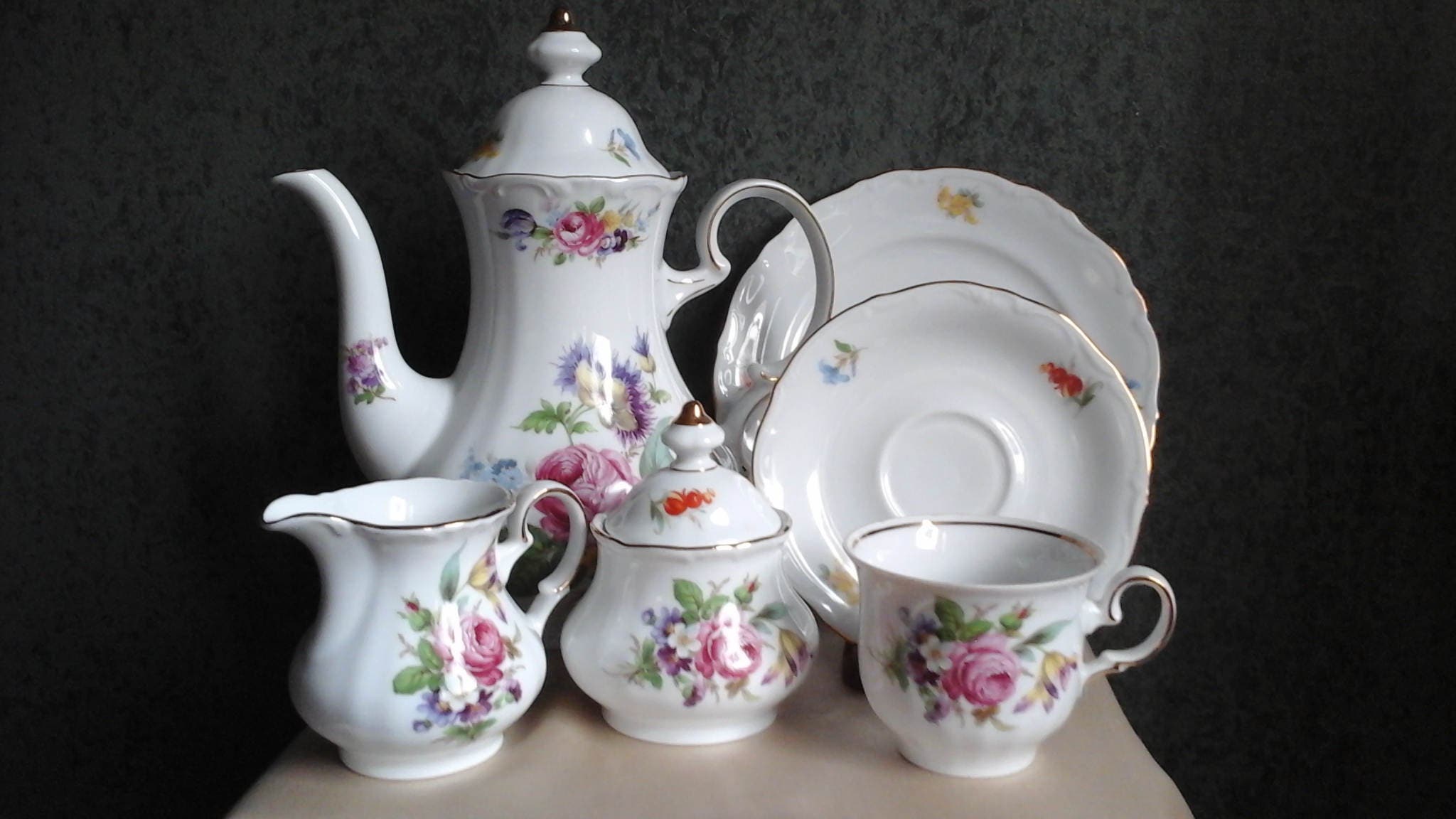 Vintage Winterling Bavaria Collectible Tea Set