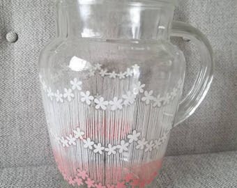 Federal Glass Lemonade Pitcher
