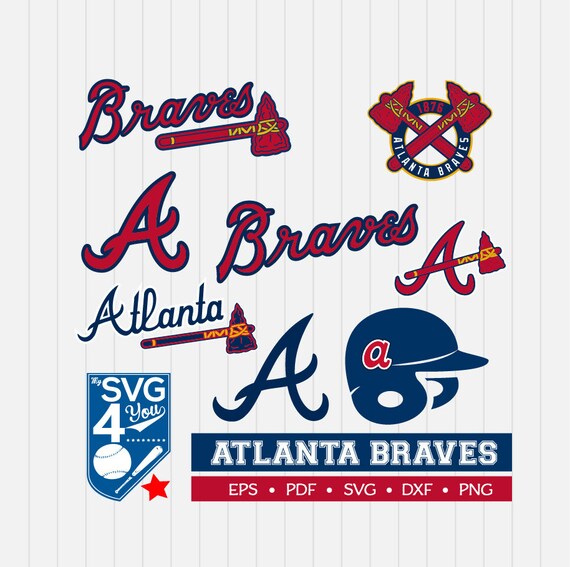 Download Atlanta Braves Cut Files SVG Files Baseball CLipart Cricut
