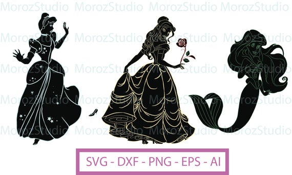 Download 70% OFF SALE Disney princess svg Disney clip art digital