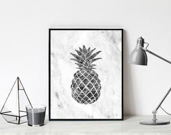 Pineapple art | Etsy