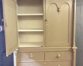 antique housekeepers cupboard