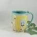 Ceramic Handmade Coffee cup , Ceramic Mug, 18 ounce size, large tea cup, Cappuccino Mug, Latte Cup, artistic cup, Unique Coffee Mugs 742
