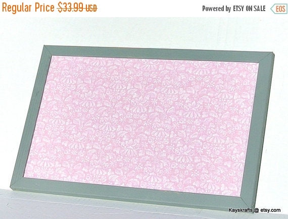 25% OFF Pink Damask Cork Board Cork Bulletin Board by kayskrafts