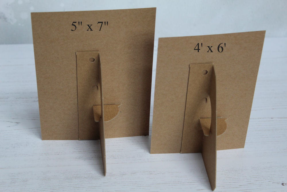 Easel Back Sign Holder Photo Display Table Top Easel