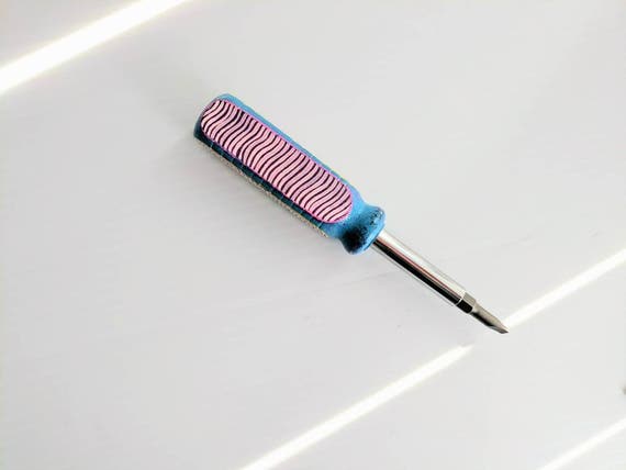 Multi bit screwdriver: Hand painted multi bit screwdriver